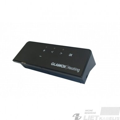 Termostatas Glamox Heating DT H40/H60 230V juodas, .Adax Termostatas Glamox Heating DT H40/H60 230V juodas, .Adax