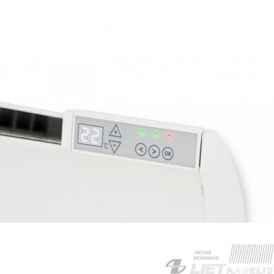 Termostatas Glamox Heating3001 DT2, 230V, baltas, Adax Termostatas Glamox Heating3001 DT2, 230V, baltas, Adax