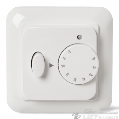 Termostatas NTC 500 (HC30-15) baltas, IP21, HEATCOM