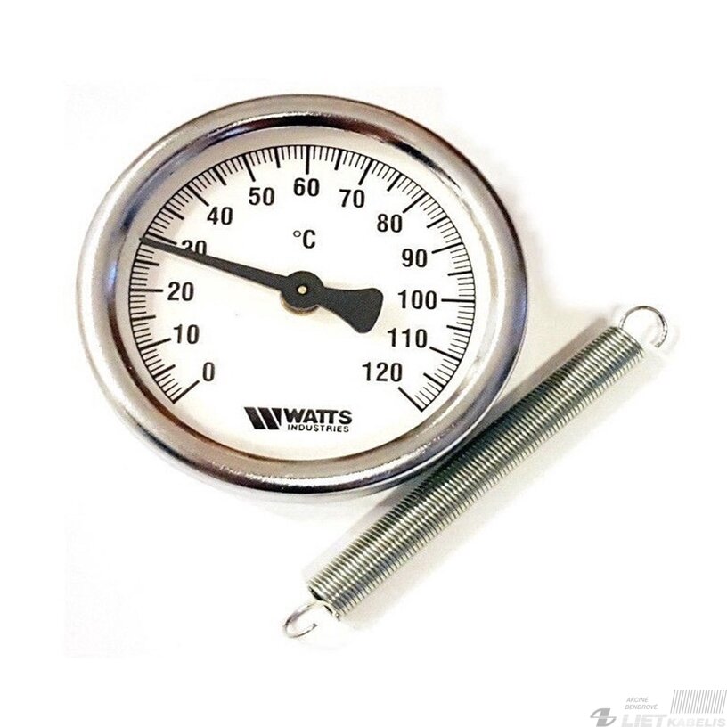 Termometras su spyruokle TCM 63mm Termometras su spyruokle TCM 63mm