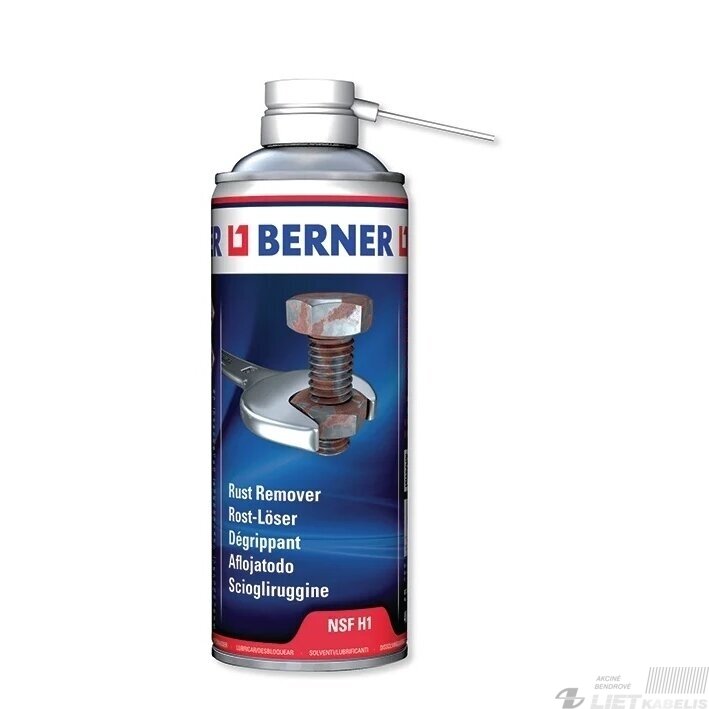 Tirpiklis rūdžių stiprus NSF H1 400ml, Berner Tirpiklis rūdžių stiprus NSF H1 400ml, Berner