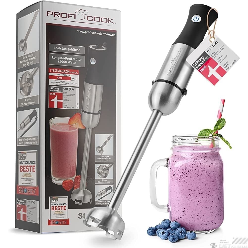 Trintuvas SM1094 nerūdijančio plieno, PROFICOOK Trintuvas SM1094 nerūdijančio plieno, PROFICOOK