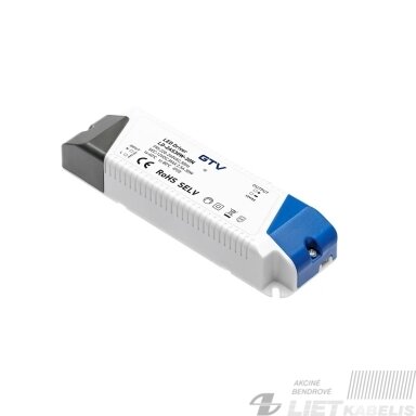 Transformatorius LD-ZAS 33W, 12V DC, GTV Transformatorius LD-ZAS 33W, 12V DC, GTV