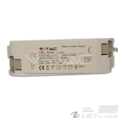 Transformatorius LED 45W panelei, V-Tac