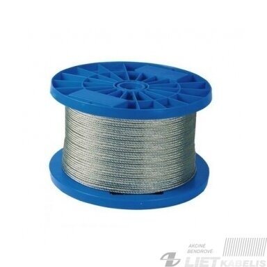 Trosas dengtas plastiku  2/3mm 6x7+FC ZN