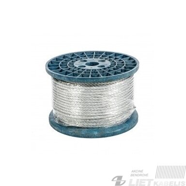 Trosas dengtas plastiku 3/5mm 6x7+FC ZN(1m)