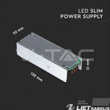 Maitinimo šaltinis 75W ,12V, 6A, IP20, V-TAC 2