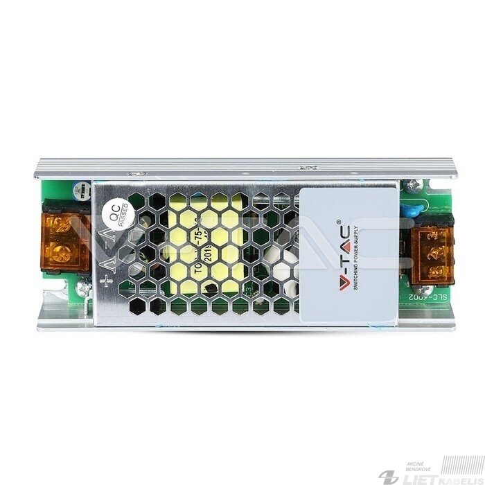 Maitinimo šaltinis 75W ,12V, 6A, IP20, V-TAC 1 Maitinimo šaltinis 75W ,12V, 6A, IP20, V-TAC 1