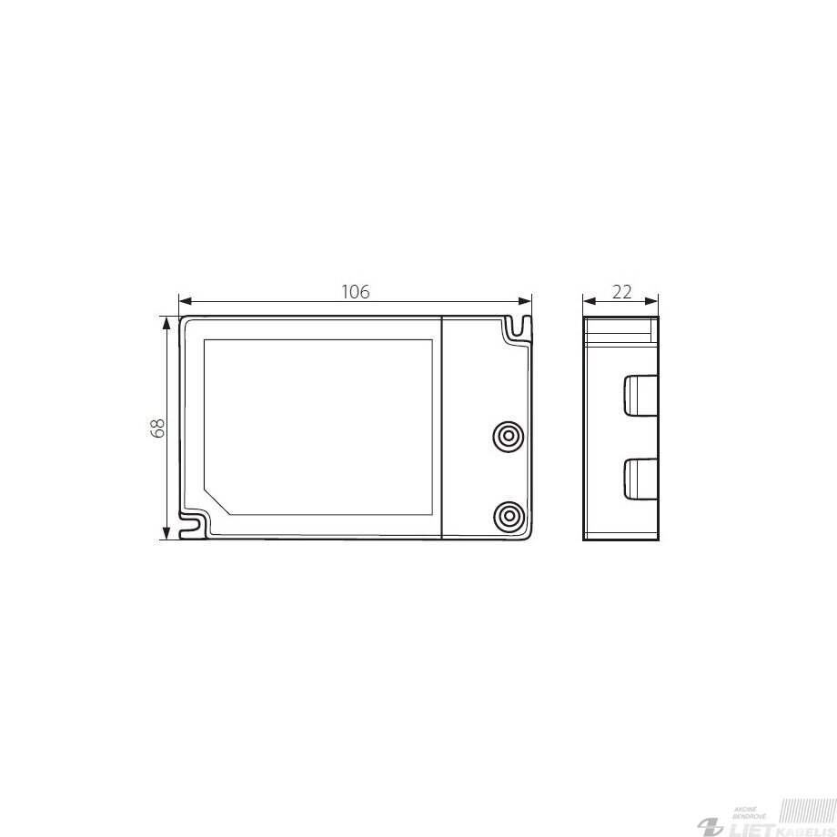 Transformatorius RICO DIM LED 17-25W Kanlux 1