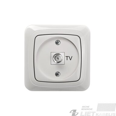 TV lizdas ĮTVL-1-01 be rėmelio, galinis, baltas, Alfa