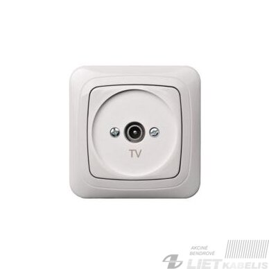 TV lizdas ĮAL-1-01 galinis, be rėmelio, Alfa TV lizdas ĮAL-1-01 galinis, be rėmelio, Alfa