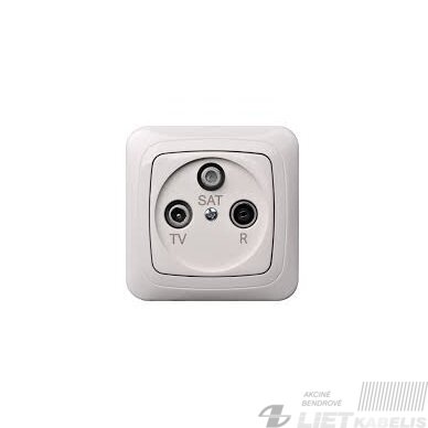 TV lizdas IAL-3-01 TV+R+SAT be rėmelio, baltas, Alfa