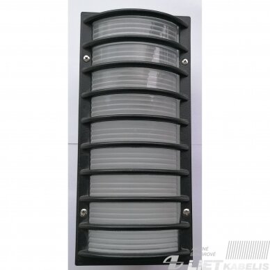 Tvirtinamas šviestuvas 5051 60W, E27, IP44, (juodas)