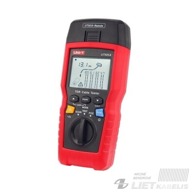 Universalus tinklo kabelių testeris, RJ45, RJ11, 300m, POE 802.3AF, 802.3 AT, 802.3BT, Ethernet portų testavimas; UNIT 2 Universalus tinklo kabelių testeris, RJ45, RJ11, 300m, POE 802.3AF, 802.3 AT, 802.3BT, Ethernet portų testavimas; UNIT 2