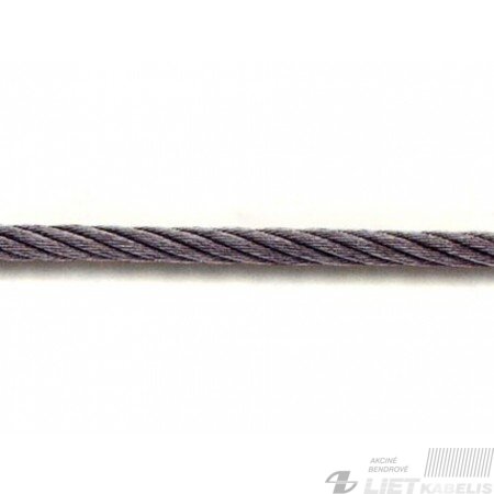 Universalus trosas D5.0mm 6x7+FC ZN(1m)
