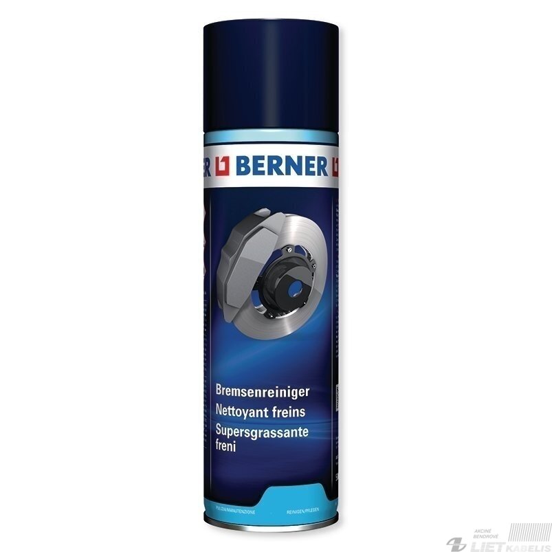 Universalus stabdžių diskų valiklis Bremsenreiniger 500ml Berner