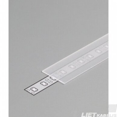 Uždengimo juosta LED profiliui apsauginė matinė A9, 2m