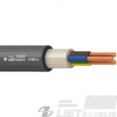 Varinis jėgos kabelis CYKY-L 3G1,5mm² Lietkabelis