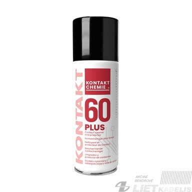 Valymo ir apsaugos priemonė elektros ir elektromechanikos dalims 200ml KONTAKT 60 PLUS Kontakt Chemie