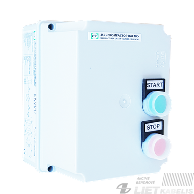 Variklio paleidimo blokas SKM040, 4.0 kW, PF Variklio paleidimo blokas SKM040, 4.0 kW, PF