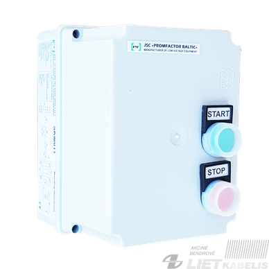 Variklio paleidimo blokas SKM022, 2.2kW, PF Variklio paleidimo blokas SKM022, 2.2kW, PF