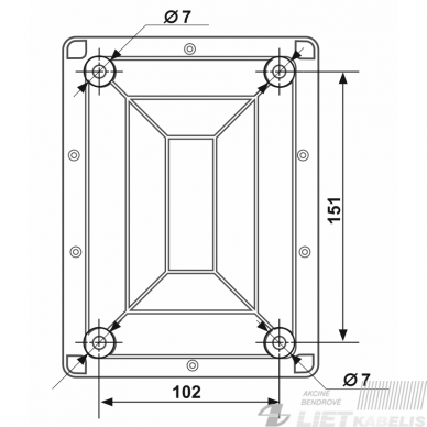 Variklio paleidimo blokas SKM110 11kW, IP56, PF 2 Variklio paleidimo blokas SKM110 11kW, IP56, PF 2