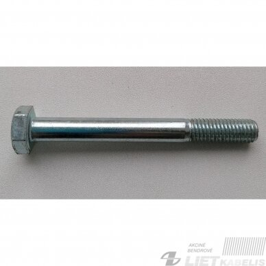 Varžtas M10x90 DIN931 ZN Varžtas M10x90 DIN931 ZN