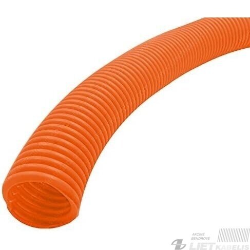 Gofruotas vamzdis 25mm be halogenų, be vielos 750N, Elettrocanali