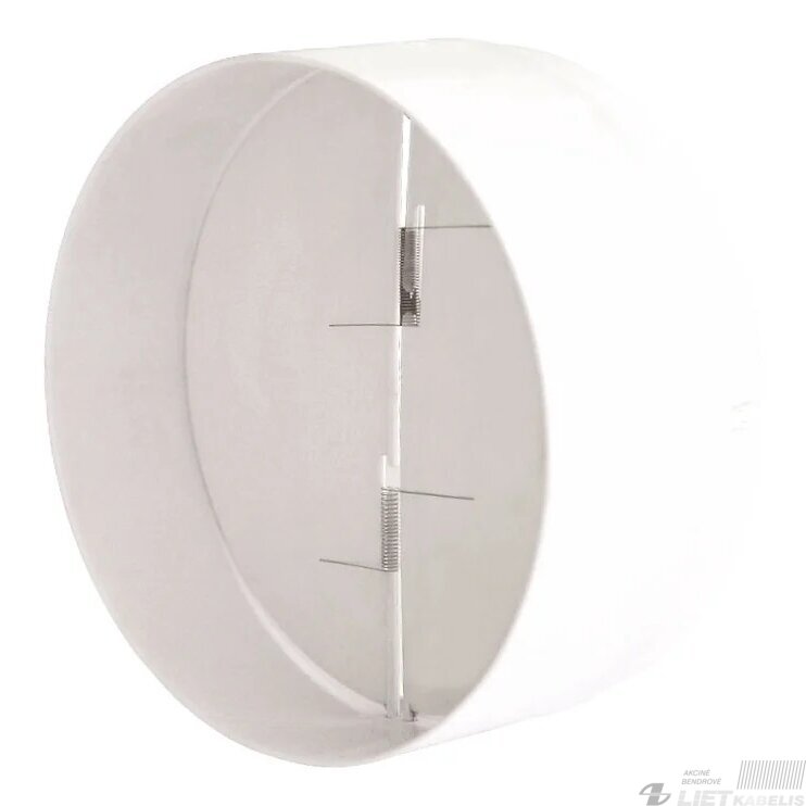 Ventiliatoriaus atbulinis vožtuvas DN100, DOSPEL 1 Ventiliatoriaus atbulinis vožtuvas DN100, DOSPEL 1