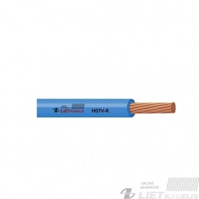 Viengyslis daugiavielis varinis laidas H07V-R 16mm², Lietkabelis