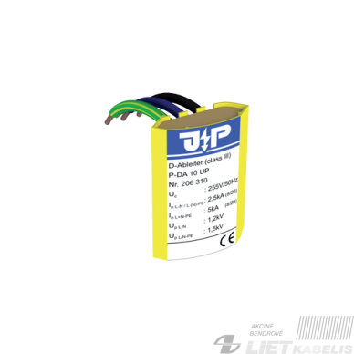 Viršįtampių ribotuvas P-DA 10U 1P(D) 1,2kA