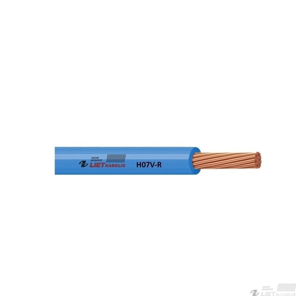 Viengyslis daugiavielis varinis laidas H07V-R 16mm², Lietkabelis Viengyslis daugiavielis varinis laidas H07V-R 16mm², Lietkabelis