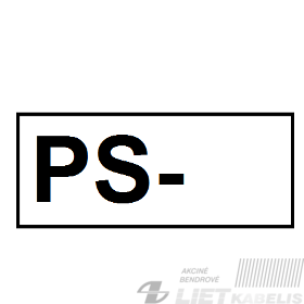 Ženklas "PS-" (90x30 )mm