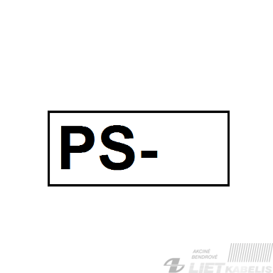 Ženklas "PS-" (90x30 )mm