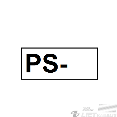Ženklas "PS-" (90x30 )mm