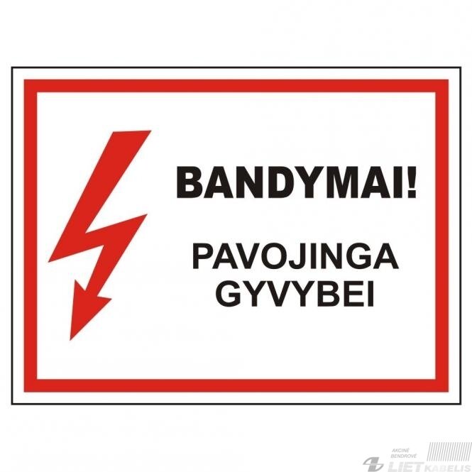 Ženklas "Bandymai-pavojinga gyvybei' Ženklas "Bandymai-pavojinga gyvybei'