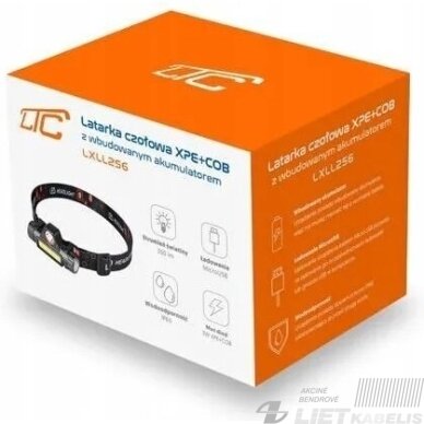 LED žiibintuvėlisant galvos 3W, 350lm, ABS+PC, IP65, LTC 2 LED žiibintuvėlisant galvos 3W, 350lm, ABS+PC, IP65, LTC 2