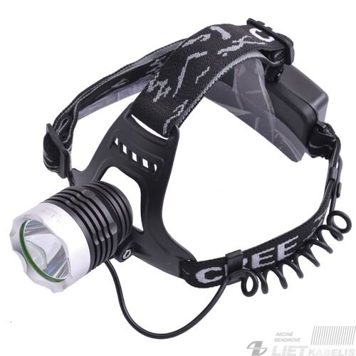 Žibintuvėlis ant galvos 10W , 1800lm, T