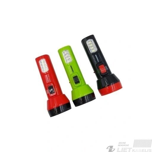 Žibintuvėlis LED 5+6 TS1138 įkraunamas, rankinis, TIROSS Žibintuvėlis LED 5+6 TS1138 įkraunamas, rankinis, TIROSS
