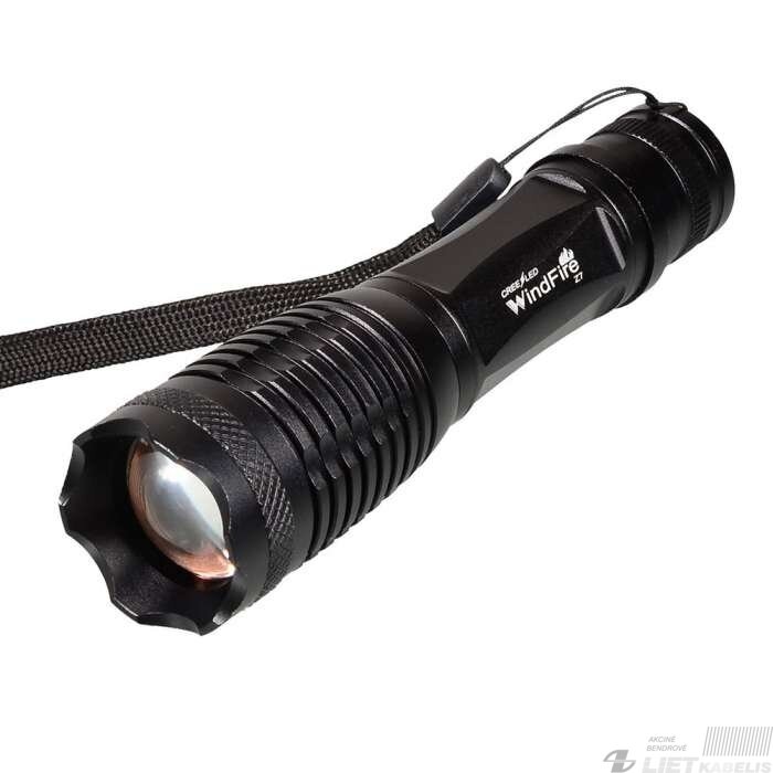 Žibintuvėlis, metalinis LED XM-L T6 3xAAA Žibintuvėlis, metalinis LED XM-L T6 3xAAA