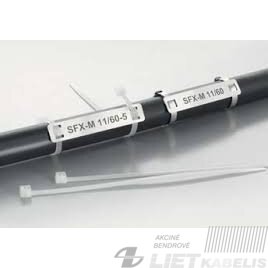 Žymeklis kabeliui SFX 11/60 MC NE WS baltas WEIDMULLER Žymeklis kabeliui SFX 11/60 MC NE WS baltas WEIDMULLER