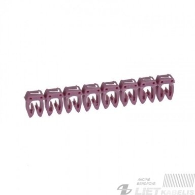 Žymėjimas kabeliui 0.5/1.5 "7" purpurinis