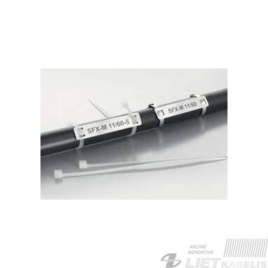Žymeklis kabeliui SFX 11/60 MC NE WS baltas WEIDMULLER